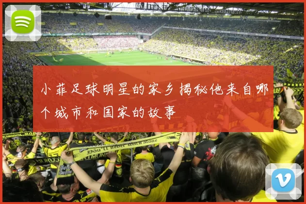 小菲足球明星的家乡揭秘他来自哪个城市和国家的故事