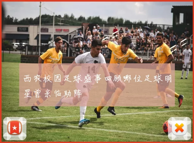 西农校园足球盛事回顾哪位足球明星曾亲临助阵