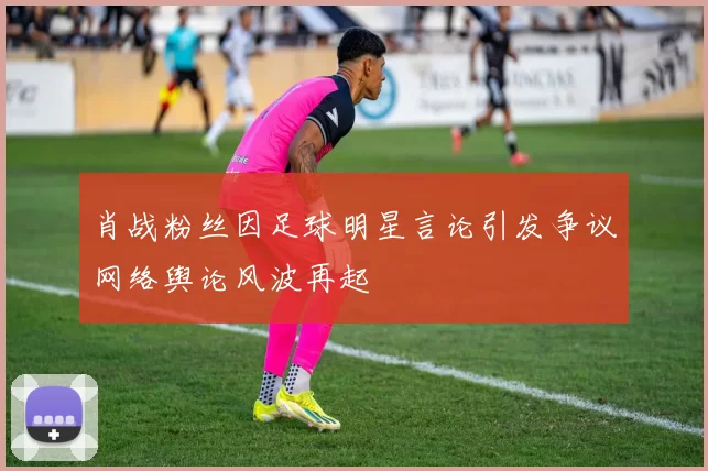 肖战粉丝因足球明星言论引发争议网络舆论风波再起