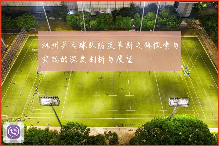 杭州乒乓球队防反革新之路探索与实践的深度剖析与展望